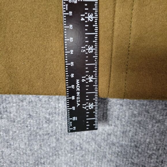 J CREW 52510 Green Wool Button Front Skirted Dress Coat SIZE 00 - Picture 8 of 11
